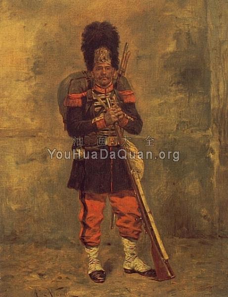 French Grenadier - 阿方斯·玛丽·阿道夫·德·纽维尔